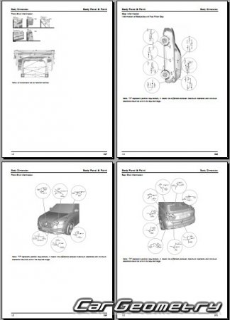   MG EHS & HS 2019-2025 Body Repair Manual