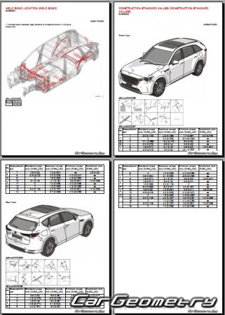   Mazda CX-70 (KJ) 2024-2030 Body Repair Manual