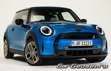 Кузовные размеры Mini Cooper (F56 BEV) 2020-2024, Размеры кузова Мини Купер Электрик Кузовные размеры Mini Cooper (F56 BEV) 2020-2024, Размеры кузова Мини Купер Электрик