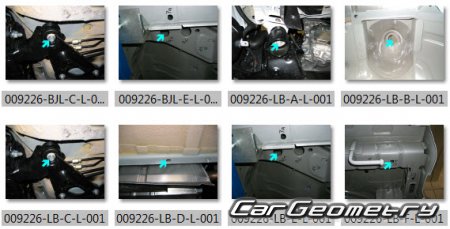   Opel Astra H (Sedan, Caravan) 2007-2012 Body Dimensions