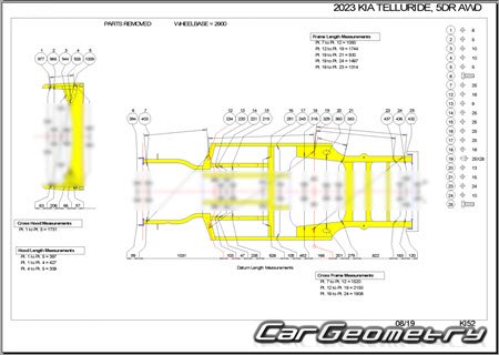   Kia Telluride (VM) 20192028 Body dimensions