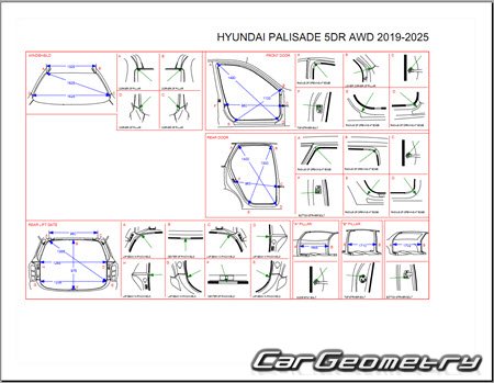   Hyundai Palisade (LX2) 2020-2025 Body Repair Manual