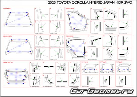   Toyota Corolla Sedan 20192025 Collision Repair Manual