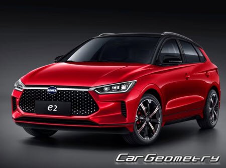 Кузовные размеры BYD E2 2019–2024, Размеры кузова Бид е2 2019–2024 Кузовные размеры BYD E2 2019–2024, Размеры кузова Бид е2 2019–2024