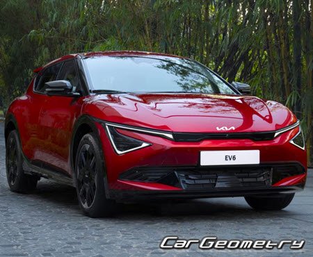 Кузовные размеры Kia EV6 (CV) 2024-2028, Размеры кузова Киа ЕВ6 рестайлинг Кузовные размеры Kia EV6 (CV) 2024-2028, Размеры кузова Киа ЕВ6 рестайлинг