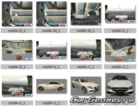 Mercedes E-Class Coupe (C238) 20172023 Body dimensions