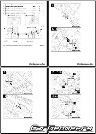   Mitsubishi ASX  2010-2018 Collision Repair Manual