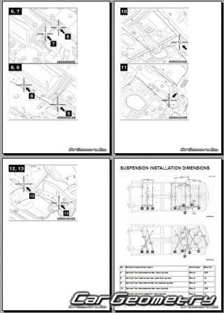   Mitsubishi ASX  2010-2018 Collision Repair Manual