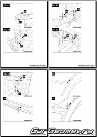  Mitsubishi ASX  2010-2018 Collision Repair Manual