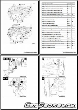   Mitsubishi ASX  2010-2018 Collision Repair Manual