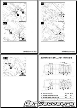   Mitsubishi ASX  2010-2018 Collision Repair Manual