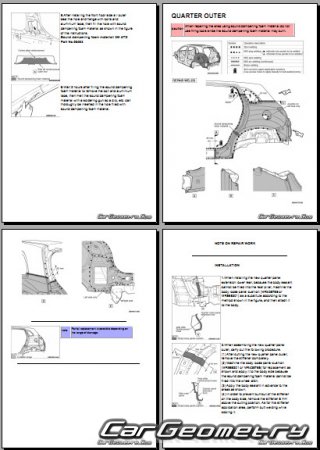   Mitsubishi ASX  2010-2018 Collision Repair Manual