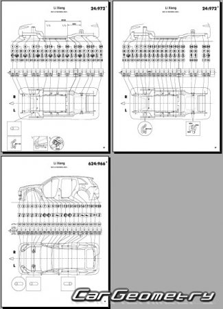   Li Xiang L6 2024-2028 Body dimensions