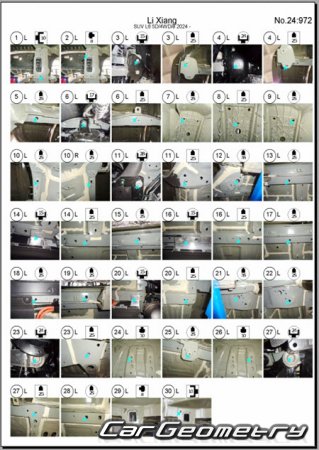   Li Xiang L6 2024-2028 Body dimensions