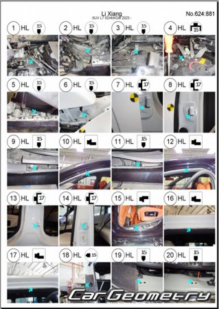   Li Xiang L7 (X01) 2023-2030 Body dimensions