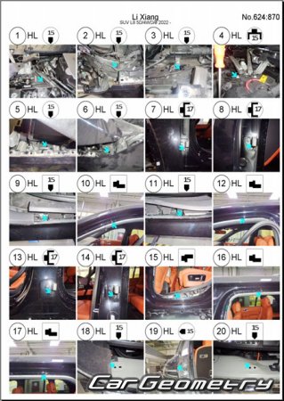   Li Xiang L8 (X03) 2022-2030 Body dimensions