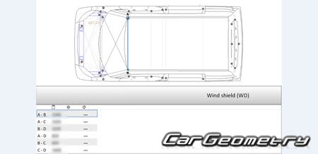 Toyota Tank  Toyota Roomy (M90# M91#) 2016-2020 (RH Japanese market) Body dimensions