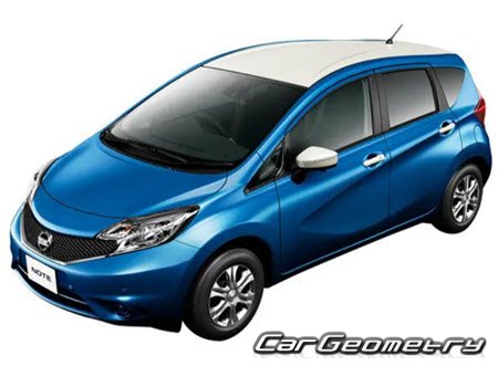 Кузовные размеры Ниссан Ноте Е12, геометрия кузова Nissan Note (E12) 2012–2016, контрольным размеры кузова Ниссан Ноте Кузовные размеры Ниссан Ноте Е12, геометрия кузова Nissan Note (E12) 2012–2016, контрольным размеры кузова Ниссан Ноте