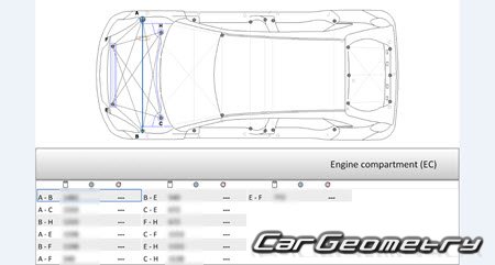 Suzuki Baleno (WB32S WB42S) 2015-2021 (RH Japanese market) Body dimensions
