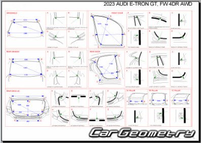 Audi E-Tron GT (F83) 2021-2027 Body Repair Manuals Audi E-Tron GT (F83) 2021-2027 Body Repair Manuals