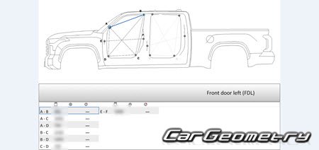   Toyota Tundra (VXKA7# VXKH7#) 2022-2027 Collision Repair Manual
