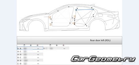   Lexus IS250 IS300 IS350 IS500 2021-2024 Collision Repair Manual