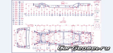 Jeep Wagoneer L & Grand Wagoneer L (WS) 2023-2030 Body dimensions
