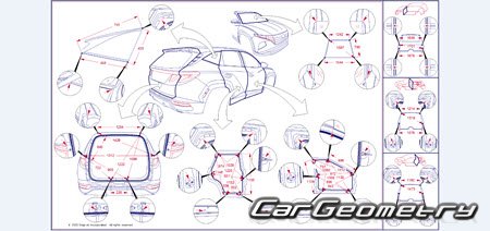  Hyundai Tuscon HEV PHEV (NX4) 2021-2027 Body dimensions