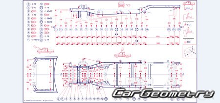   Chevrolet Colorado 2023-2032 Body dimensions