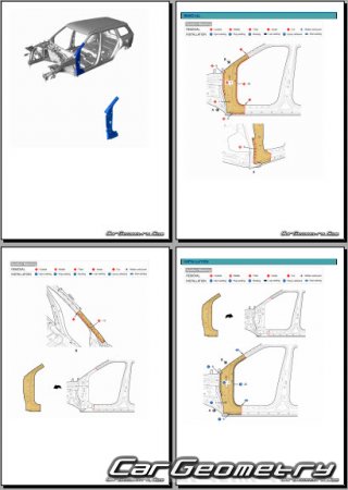   Hyundai Palisade Hybrid (LX3 HEV)  2025 Body Repair Manual