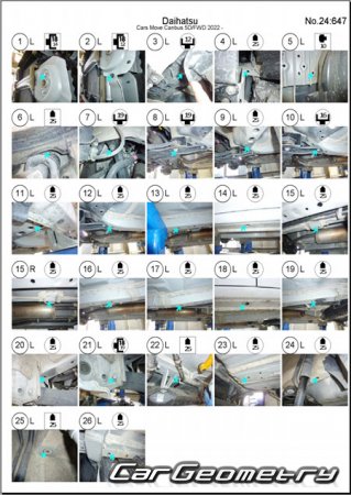   Daihatsu Move Canbus (LA850 LA860) 2022-2028 (RH Japanese market) Body dimensions