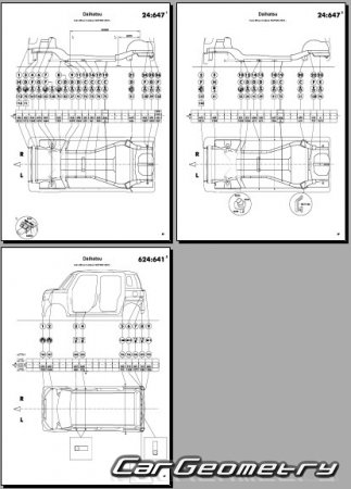   Daihatsu Move Canbus (LA850 LA860) 2022-2028 (RH Japanese market) Body dimensions