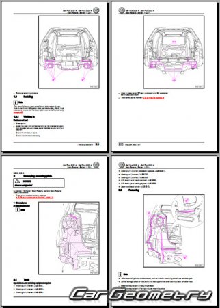   Volkswagen Golf Plus 2005-2014 Body Repair Manual