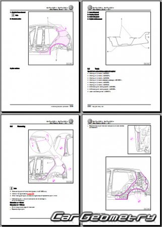   Volkswagen Golf Plus 2005-2014 Body Repair Manual