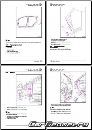   Volkswagen Golf Plus 2005-2014 Body Repair Manual