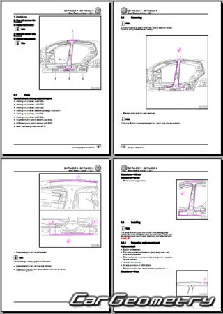   Volkswagen Golf Plus 2005-2014 Body Repair Manual