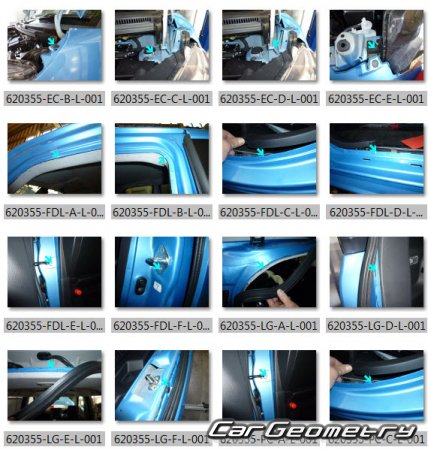 Toyota Tank  Toyota Roomy (M90# M91#) 2016-2020 (RH Japanese market) Body dimensions