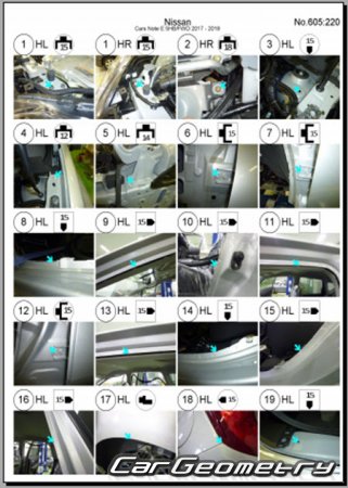 Nissan Note e-POWER (E12) 20162020 (RH Japanese market) Body dimensions