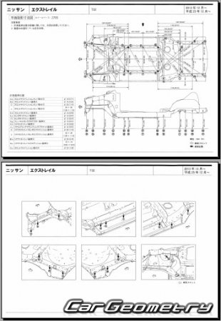 Nissan X-Trail (T32) 2013-2022 (RH) Body Repair Manual