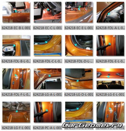 Suzuki Baleno (WB32S WB42S) 2015-2021 (RH Japanese market) Body dimensions