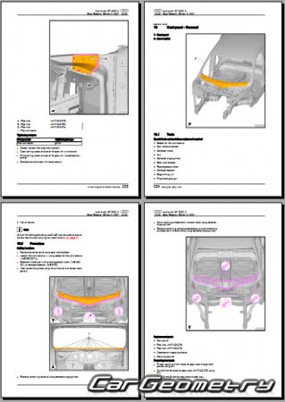 Audi E-Tron GT (F83) 2021-2027 Body Repair Manuals Audi E-Tron GT (F83) 2021-2027 Body Repair Manuals