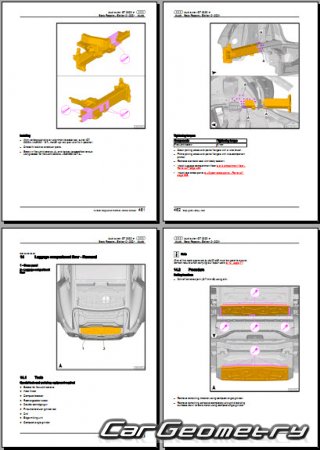 Audi E-Tron GT (F83) 2021-2027 Body Repair Manuals Audi E-Tron GT (F83) 2021-2027 Body Repair Manuals