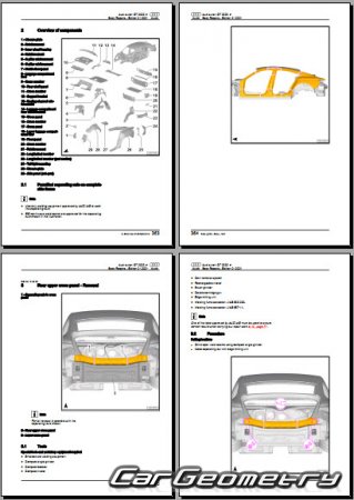 Audi E-Tron GT (F83) 2021-2027 Body Repair Manuals Audi E-Tron GT (F83) 2021-2027 Body Repair Manuals