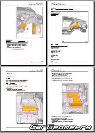 Audi E-Tron GT (F83) 2021-2027 Body Repair Manuals Audi E-Tron GT (F83) 2021-2027 Body Repair Manuals