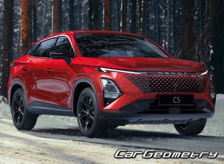 Кузовные размеры Chery Omoda 5 (T19C) с 2024, Размеры кузова Омода С5 Кузовные размеры Chery Omoda 5 (T19C) с 2024, Размеры кузова Омода С5