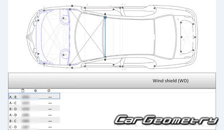 Alfa Romeo 159 (Type 939) 2005-2012 Body dimensions