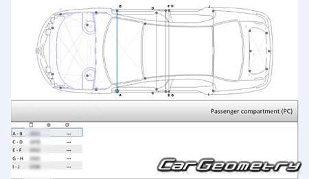 Alfa Romeo 159 (Type 939) 2005-2012 Body dimensions