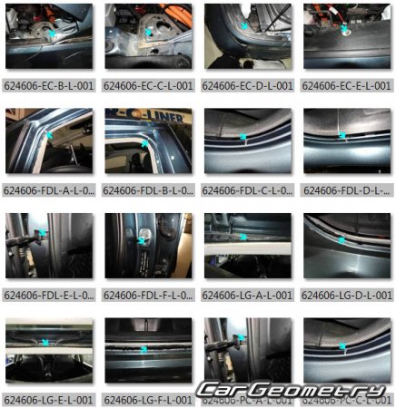 Размеры кузова MG Windsor 2024-2030 Body Repair Manual Размеры кузова MG Windsor 2024-2030 Body Repair Manual