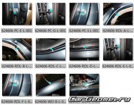 Размеры кузова MG Windsor 2024-2030 Body Repair Manual Размеры кузова MG Windsor 2024-2030 Body Repair Manual