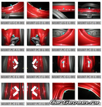 Alfa Romeo 159 (Type 939) 2005-2012 Body dimensions